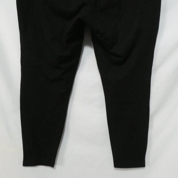 TORRID | size 2 | Sleek Black High Waisted Leggings | Faux Leather Front Panel - Picture 14 of 16